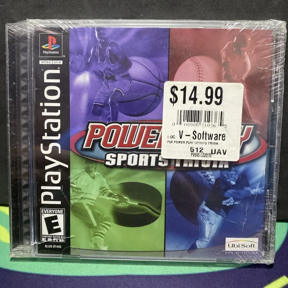 Power Play: Sports Trivia (Sony PlayStation 1, 2002) New -SEALED